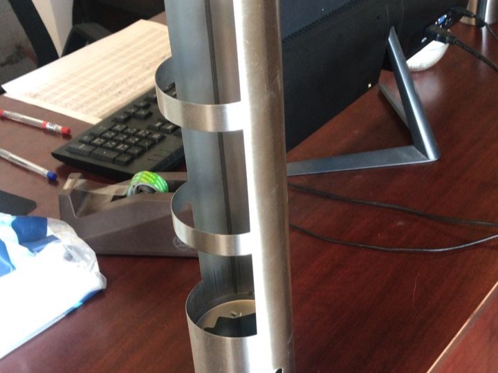 برش لیزر روتاری با کیفیت ضحیم